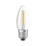 Osram Parathom Retrofit Classic LED E27 Kerze Fadenlampe Klar 4W 470lm - 827 Extra Warmweiß | Ersatz für 40W