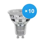 Mehrfachpackung 10x Philips LEDspot Wert GU10 6.2W 940 36D (MASTER) | Dimmbar - Höchste Farbwiedergabe - Kaltweiß - Ersatz für 80W

