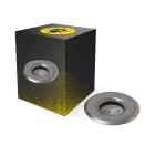 Bodenstrahler Mini Außenbeleuchtung Rostfreier Stahl Grau 1W 20lm - 830 Warmweiß 