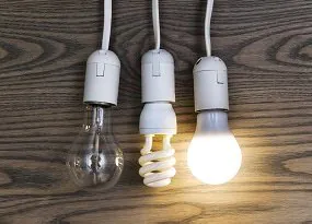 Konventionelle und LED-Lampen